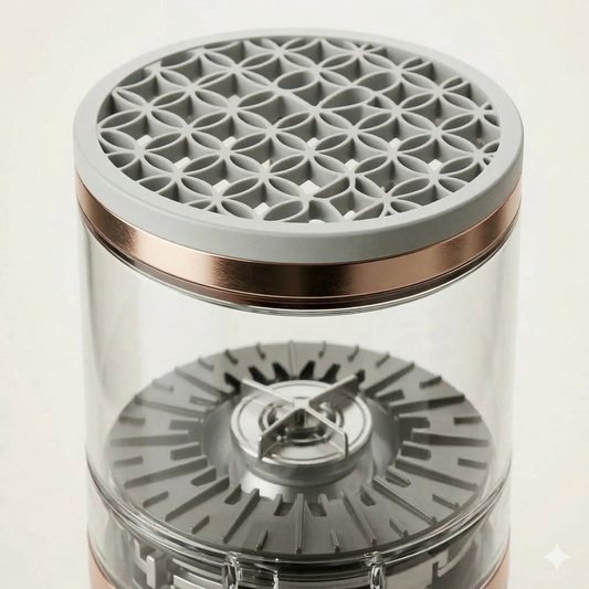 AuraWash Pro™ – Smart Makeup Brush Cleaner