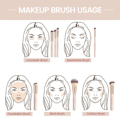 Aurea Brush - 7 piece