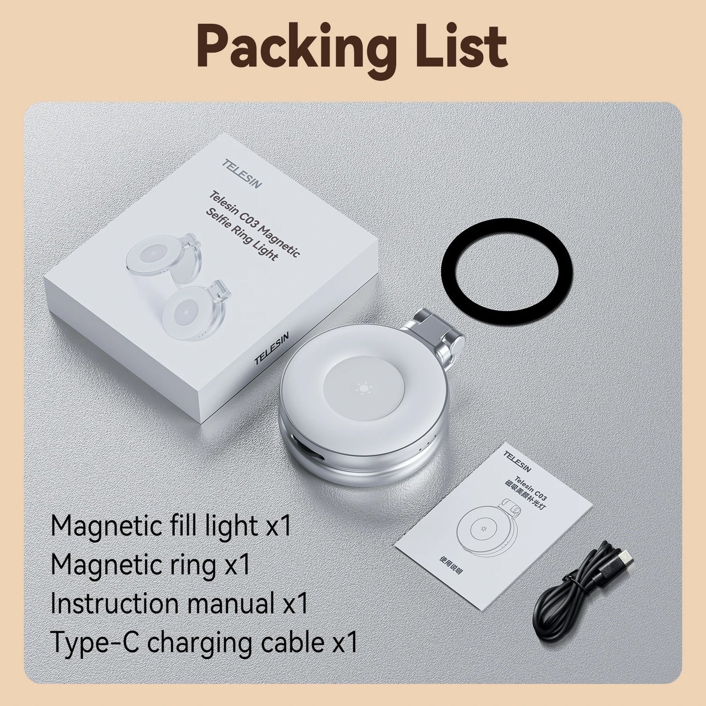 Glow Snap - Magnetic Selfie Light