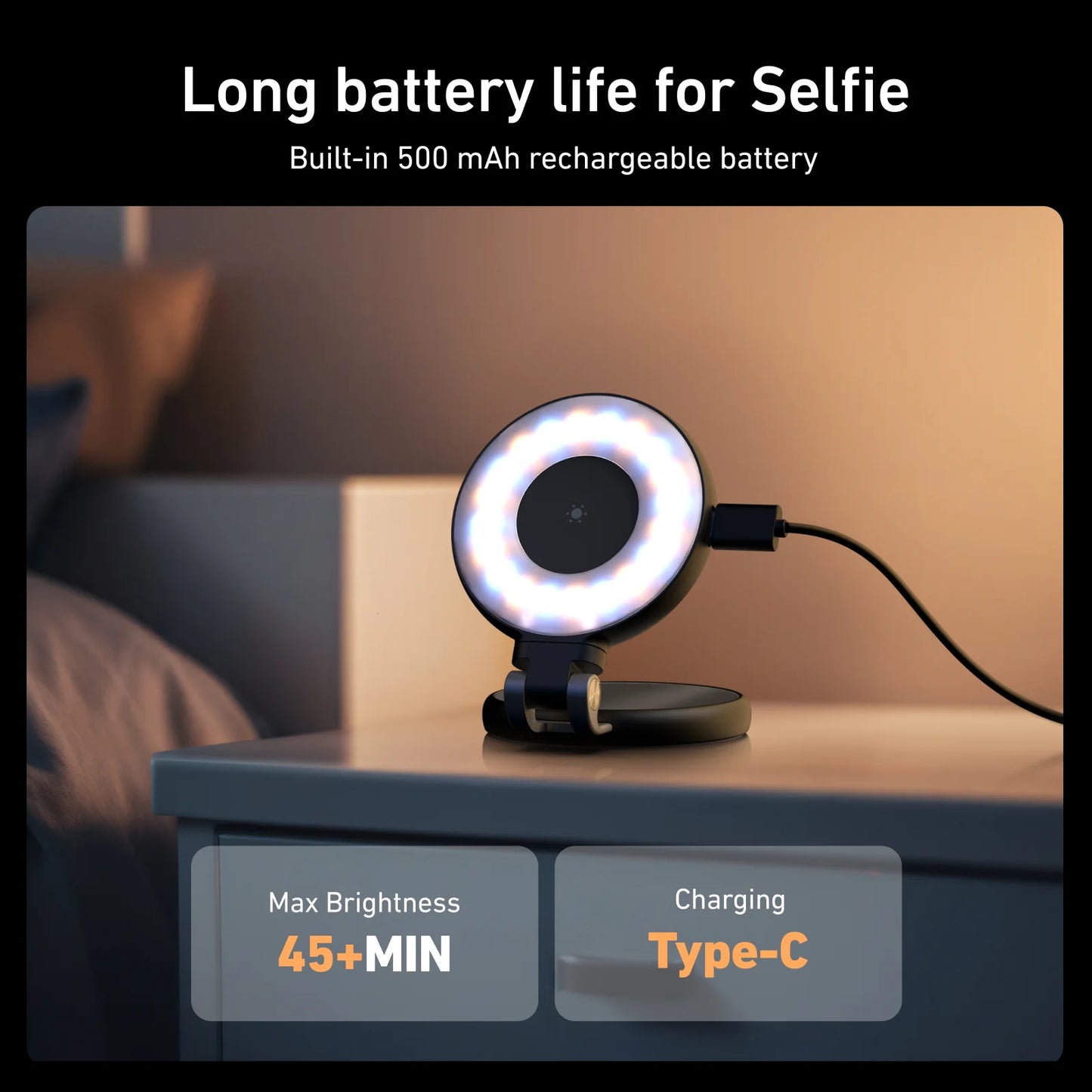 Glow Snap - Magnetic Selfie Light